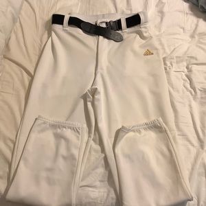 Adidas Baseball Pants w/ cuffs at ankles